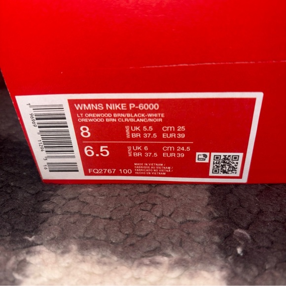 Nike Women's Size 8 P-6000 (FQ2767 100) Sneaker Trainer Light Orewood Brown NWT - Picture 7 of 7